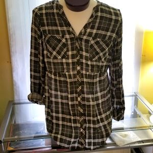 Torrid forest green top